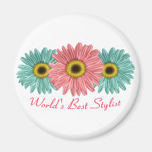 World's Best Stylist Refrigerator Magnets