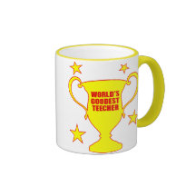 World's Best Teacher - World's Goodest Teecher Coffee Mug
