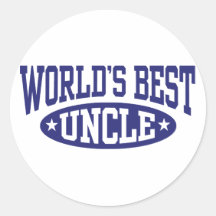 World's Best Uncle Sticker