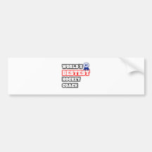 World's Bestest Hockey Coach Bumper Stickers