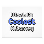 World's Coolest Attorney Custom Announcements