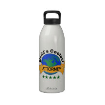 World's Coolest Attorney Drinking Bottle