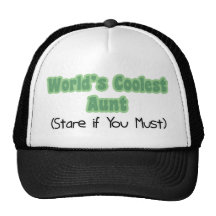 World's Coolest Aunt Mesh Hats