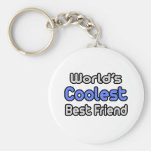 World's Coolest Best Friend Keychains