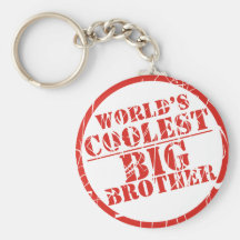 World's Coolest Big Brother Key Chain