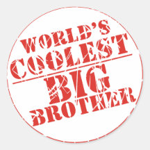 World's Coolest Big Brother Sticker