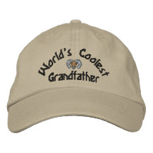 World's Coolest Grandfather Embroidered Hat