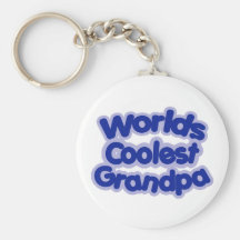 Worlds Coolest Grandpa Key Chain