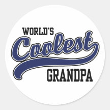 World's Coolest Grandpa Stickers