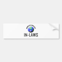 World's Coolest In-Laws Bumper Stickers