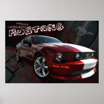 World's Coolest Mustang Print