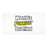 World's Funniest Best Friend Personalised Photo Card