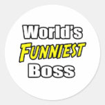 World's Funniest Boss Sticker