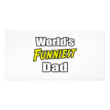 World's Funniest Dad Custom Photo Card