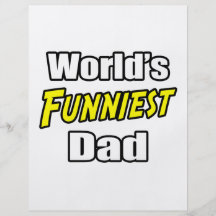 World's Funniest Dad Flyer