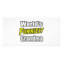 World's Funniest Grandma Photo Greeting Card