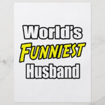 World's Funniest Husband Personalized Flyer