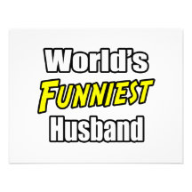 World's Funniest Husband Personalized Invitation