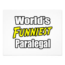 World's Funniest Paralegal Custom Invitation