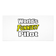 World's Funniest Pilot Photo Card