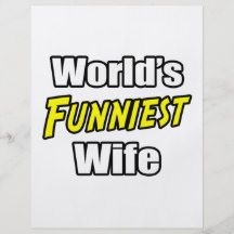 World's Funniest  Wife Flyer