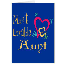 World's Greatest Aunt Greeting Card