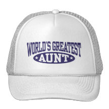 World's Greatest Aunt Trucker Hat