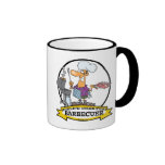 WORLDS GREATEST BARBECUER MEN CARTOON COFFEE MUGS