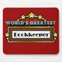 World's Greatest Bookkeeper Mouse Mats