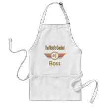World's Greatest Boss Aprons