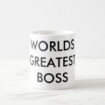 WORLDS GREATEST BOSS MUGS