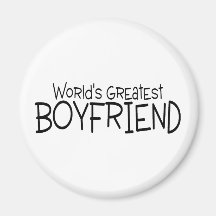 Worlds Greatest Boyfriend Fridge Magnets