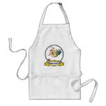 WORLDS GREATEST CAKE ADDICT CARTOON APRONS