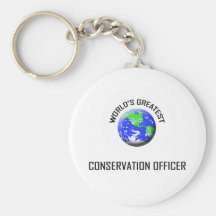 World's Greatest Conservation Officer Key Chain