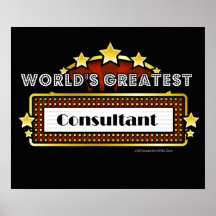 World's Greatest Consultant Print