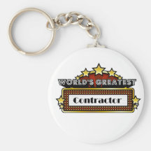 World's Greatest Contractor Keychain
