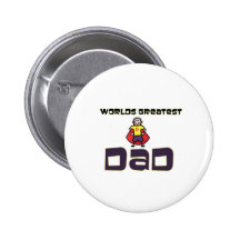 Worlds Greatest Dad Button