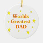 Worlds Greatest Dad Christmas Tree Ornaments