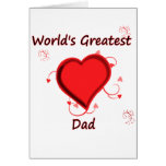World's Greatest dad Greeting Cards