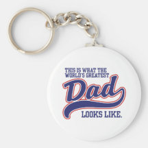 World's Greatest Dad Key Chain