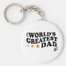 World's Greatest Dad Keychains