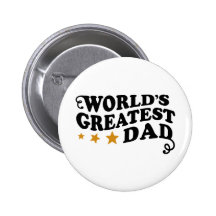 World's Greatest Dad Pins