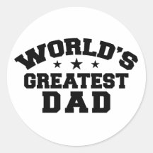 World's Greatest Dad Sticker