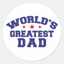 World's Greatest Dad Sticker
