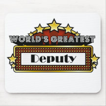 World's Greatest Deputy Mouse Mat