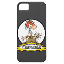 WORLDS GREATEST ELECTRICIAN MEN CARTOON