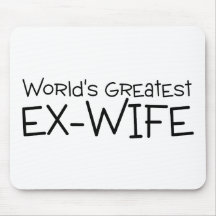 Worlds Greatest Ex Wife Mousepads