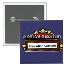 World's Greatest Executive Assistant Pins