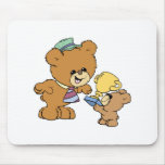 worlds greatest father cute teddy bears design mousemat