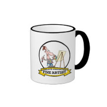 WORLDS GREATEST FINE ARTIST PAINTER CARTOON COFFEE MUGS